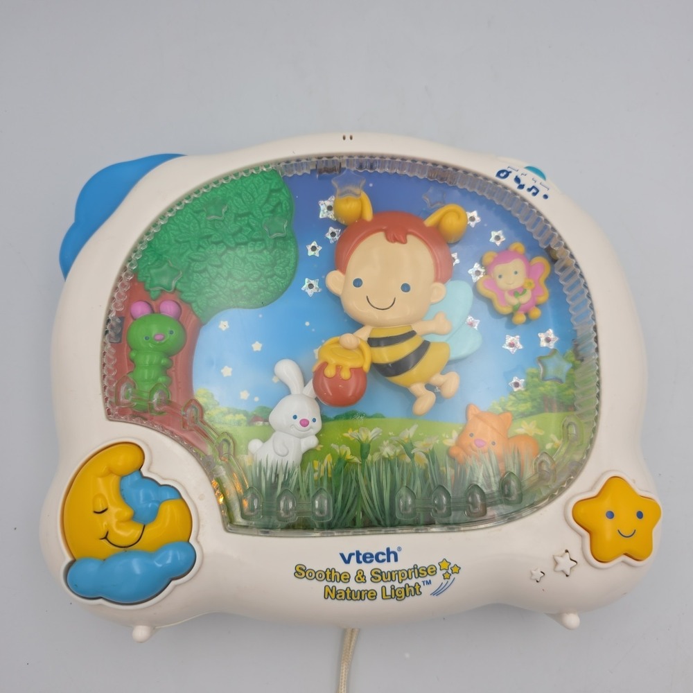 Rare Vintage VTech Soothe & Surprise Nature Light Crib Projector Tested WORKS